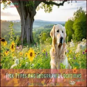 Tick Types and Geographic Locations