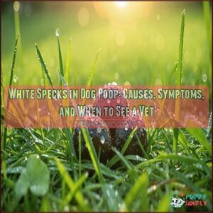 white specks in dog poop white specks in dog poop