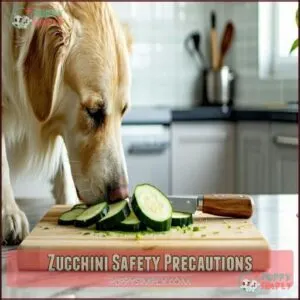 Zucchini Safety Precautions