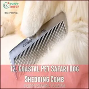 12. Coastal Pet Safari Dog Shedding Comb