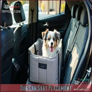 Dog Car Seat Placement