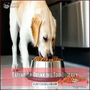 Eating or Drinking Too Quickly