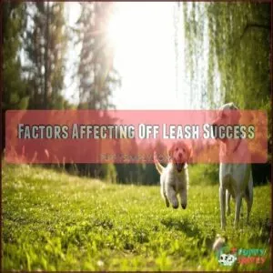Factors Affecting Off Leash Success