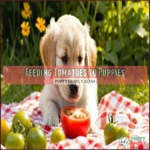Feeding Tomatoes to Puppies