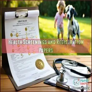 Health Screenings and Registration Papers