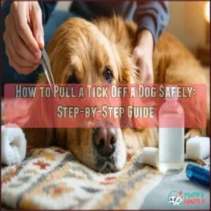 how to pull a tick off a dog
