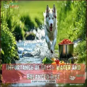 Importance of Fresh Water and Balanced Diet