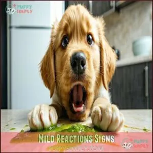 Mild Reactions Signs
