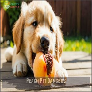 peach pit dangers