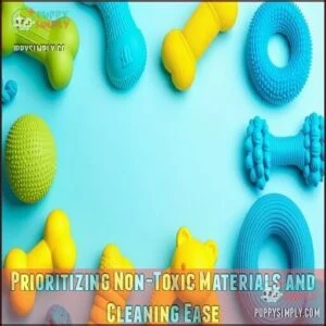 Prioritizing Non-Toxic Materials and Cleaning Ease
