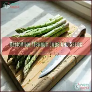 Removing Fibrous Ends and Seeds