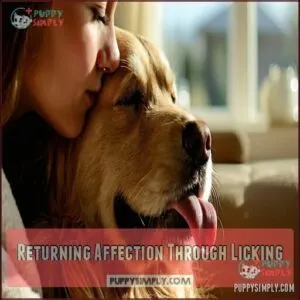 Returning Affection Through Licking