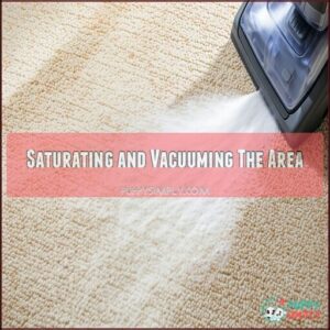 Saturating and Vacuuming The Area Saturating and Vacuuming The Area