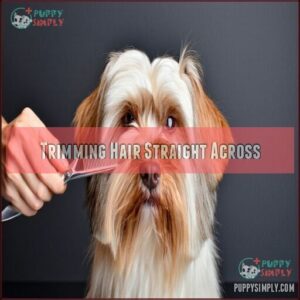 Trimming Hair Straight Across