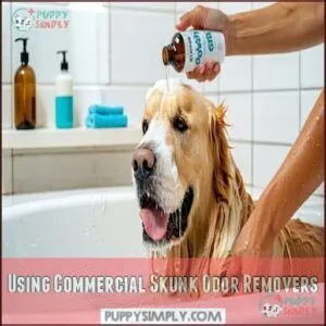 Using Commercial Skunk Odor Removers