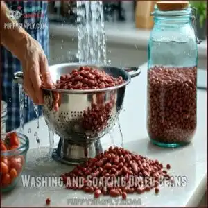 Washing and Soaking Dried Beans