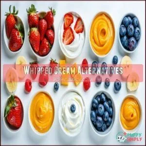 Whipped Cream Alternatives