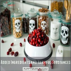 added ingredients and harmful substances