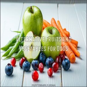 alternative fruits and vegetables for dogs