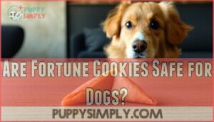 are fortune cookies safe for dogs