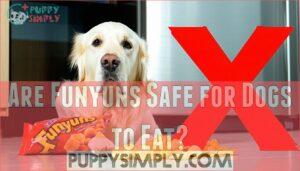 are funyuns safe for dogs to eat