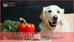 are red bell peppers safe