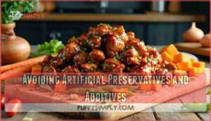 avoiding artificial preservatives and additives