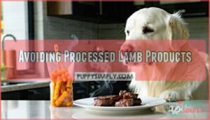 avoiding processed lamb products
