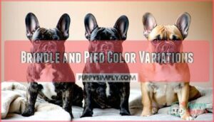 brindle and pied color variations