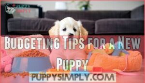 budgeting tips for a new puppy