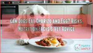 can dogs eat chorizo and egg