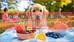can dogs eat flavor ice popsicles