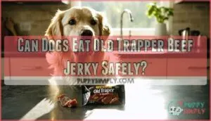 can dogs eat old trapper beef jerky