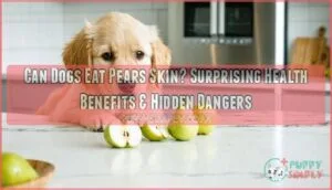 can dogs eat pears skin