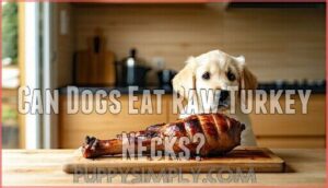 can dogs eat raw turkey necks
