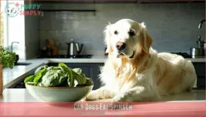 can dogs eat spinach