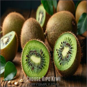 choose ripe kiwi