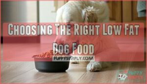choosing the right low fat dog food