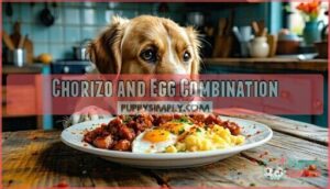 chorizo and egg combination