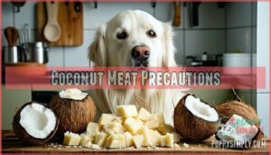 coconut meat precautions