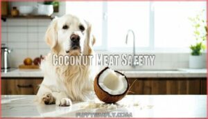coconut meat safety