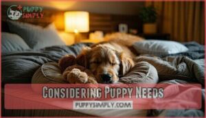 considering puppy needs