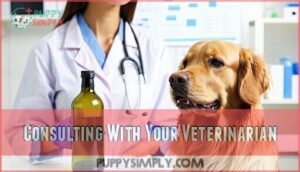 consulting with your veterinarian