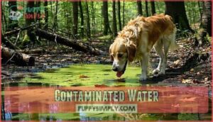 contaminated water