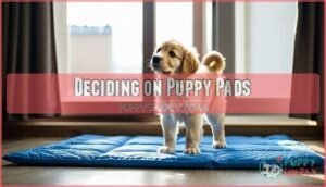 deciding on puppy pads