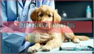 diagnosing a limping dog