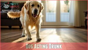 dog acting drunk