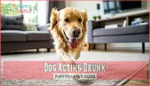 dog acting drunk