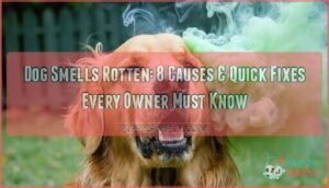 dog smells rotten