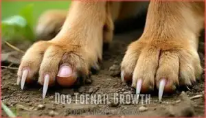 dog toenail growth